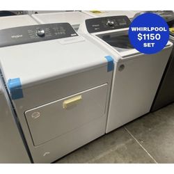 New Whirlpool Top Los Washer And Gas Dryer 📍Murrieta