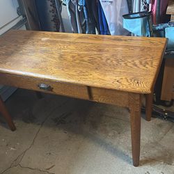 Vintage Oak Table/Desk