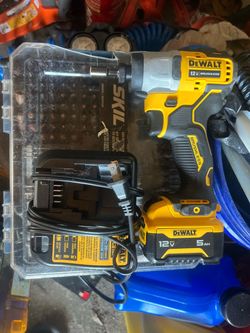 Dewalt gun and charger