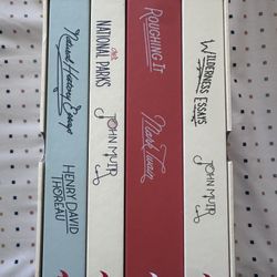 Wilderness Reader Collection Book Set John Muir Mark Twain