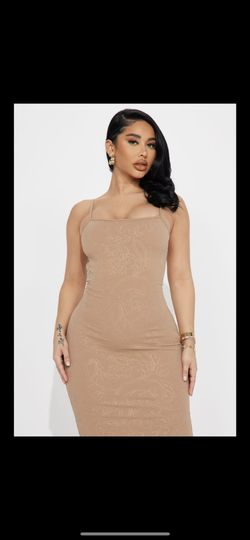 Tan Dress Sz Large 
