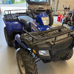 2005 Sportsman 500 H.O. AWD Blue Runs Great