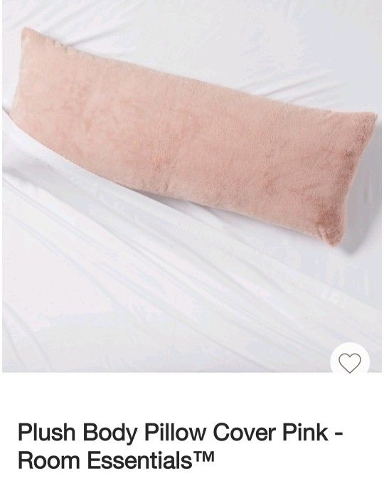 Room Essentials Plush Body Pillow Cover