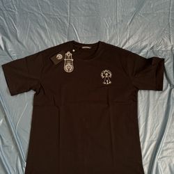 Chrome Hearts Cross T-Shirt Size XL - Black Rhinestone/Crystal Graphic Tee NWT