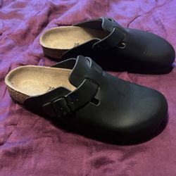 Birkenstock Women’s 38 Clogs Mules Faux Leather