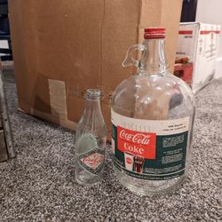 Old Coca-Cola Bottles In Napkin Holder