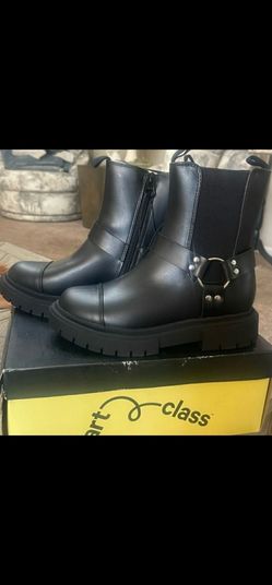 Botas de moto Crosby Harness para niños de Art Class - Negras... talla 4
