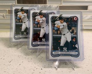 Aaron Judge 3 Card Lot 2026 Bowman #1 Yankees