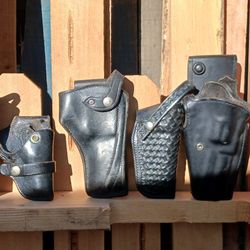 Black Leather Holsters 