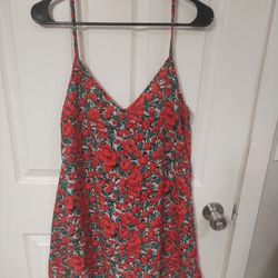 Short Floral Tank Dress