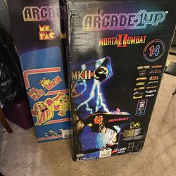 Arcade 1up- Mortal Kombat & Ms. Pacman