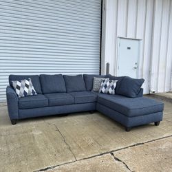 Blue Sectional Couch