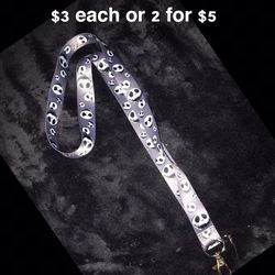 Jack skellington lanyard