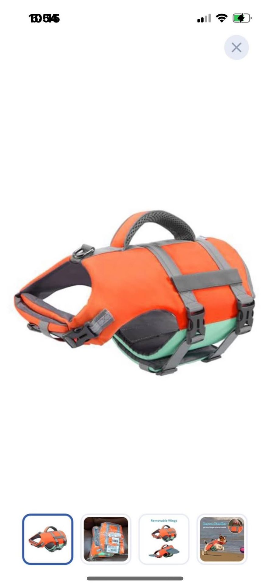 “ New”Dog Life Jacket(small) W/handle