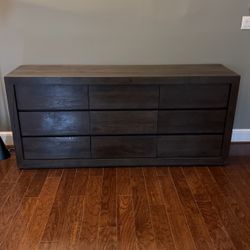 Restoration Hardware Dresser and Nightstand/ End Table (Russian Oak)