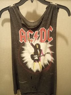 Vintage 1988 Blow up your video AC/DC world tour shirt