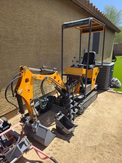 Mini Rima Excavator with Attachments