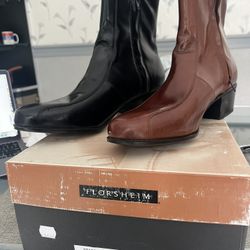 11D Florsheim Men’s Boots 4 Pair New  Priced Each 