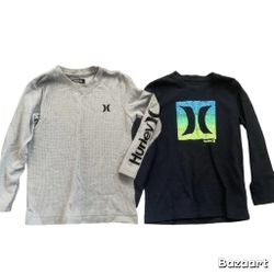 Sz 5/6 Boys Black  And Gray Hurley SweatShirts NWOT