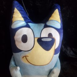 Bluey Stuffed Plush 15" Soft Figure. Pre-owned.