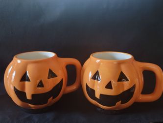 Cups-Pumpkin Halloween