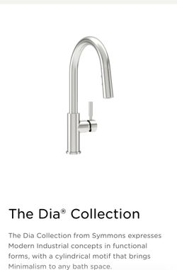 New Symmons Kitchen Faucet