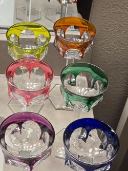 Set 6 Baccarat Harcourt Rhine Glasses