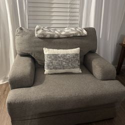 1 Sofa and 1 Over Sized Chair