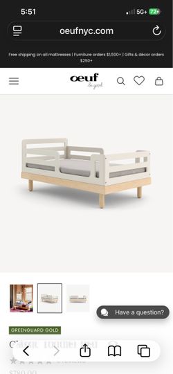 Oeuf Classic Toddler Bed