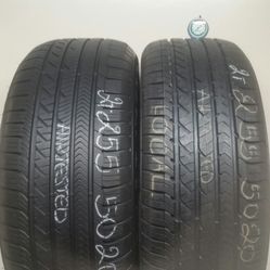 2 Tires 255 50 20 goodyear eagle sport high tread