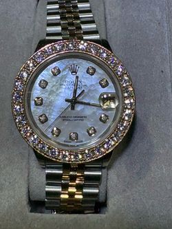 Rolex 31mm two tone box papers buy sale trade gold watches diamonds  scrap coins silver platinum 18k 24k