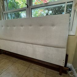 West Elm King Sized Headboard