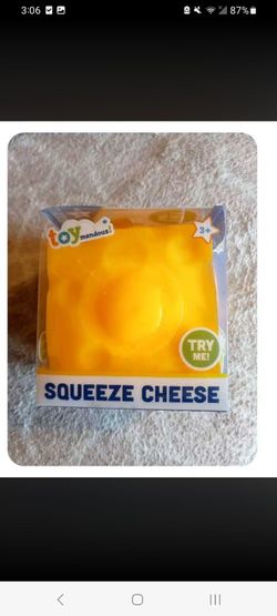 Toymendous Squeeze Cheese Sensory Toy