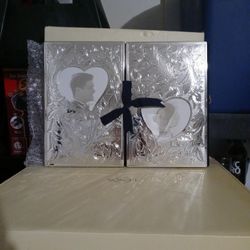 Perfect Condition New Lenox Silver Wedding Bridal Album