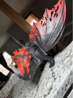 How to Train Your Dragon 2025 Volcano Island Titan Red Death Dragon With Sound
