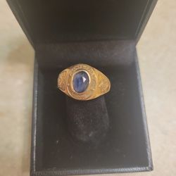 10 K Gold Class Ring.  Weight Is 6 Grams 