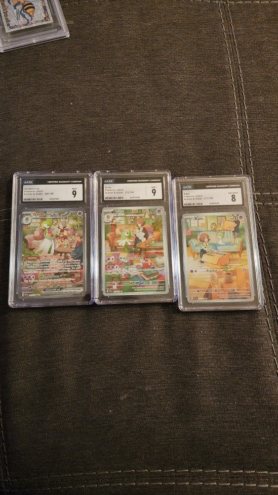 Gardevoir Ex Alt Art Evolution Line Cgc Slabs