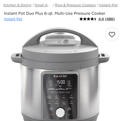 Instant Pot Duo Plus 6-qt. Multi-Use Pressure Cooker