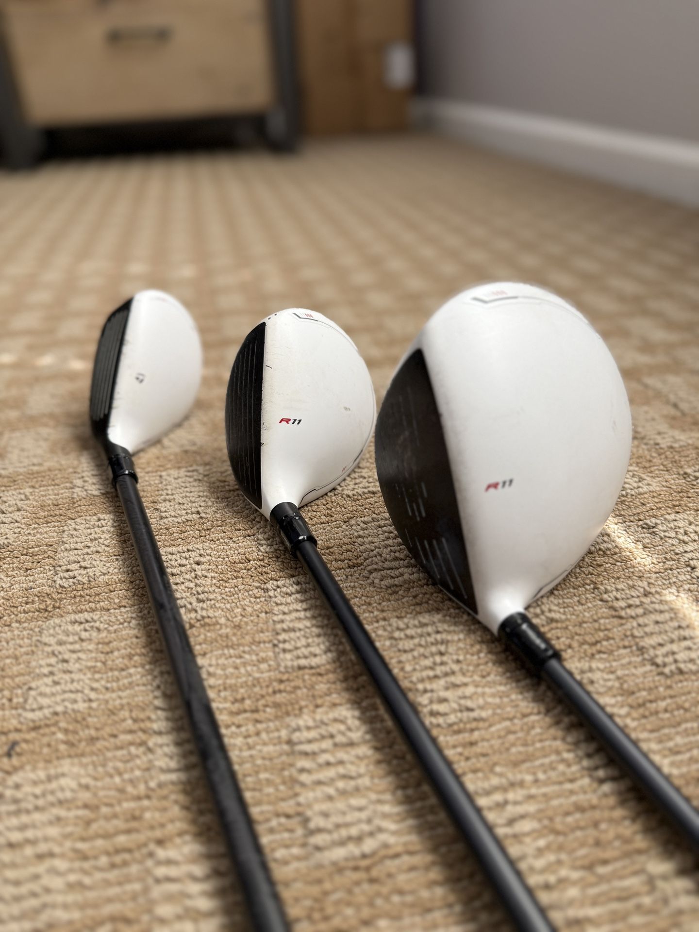 Taylormade R11s Setting Up Set of Taylor Made Golf Woods r11S for Sale in Irvine, CA - OfferUp