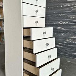 Paulina 8 Drawer White 
