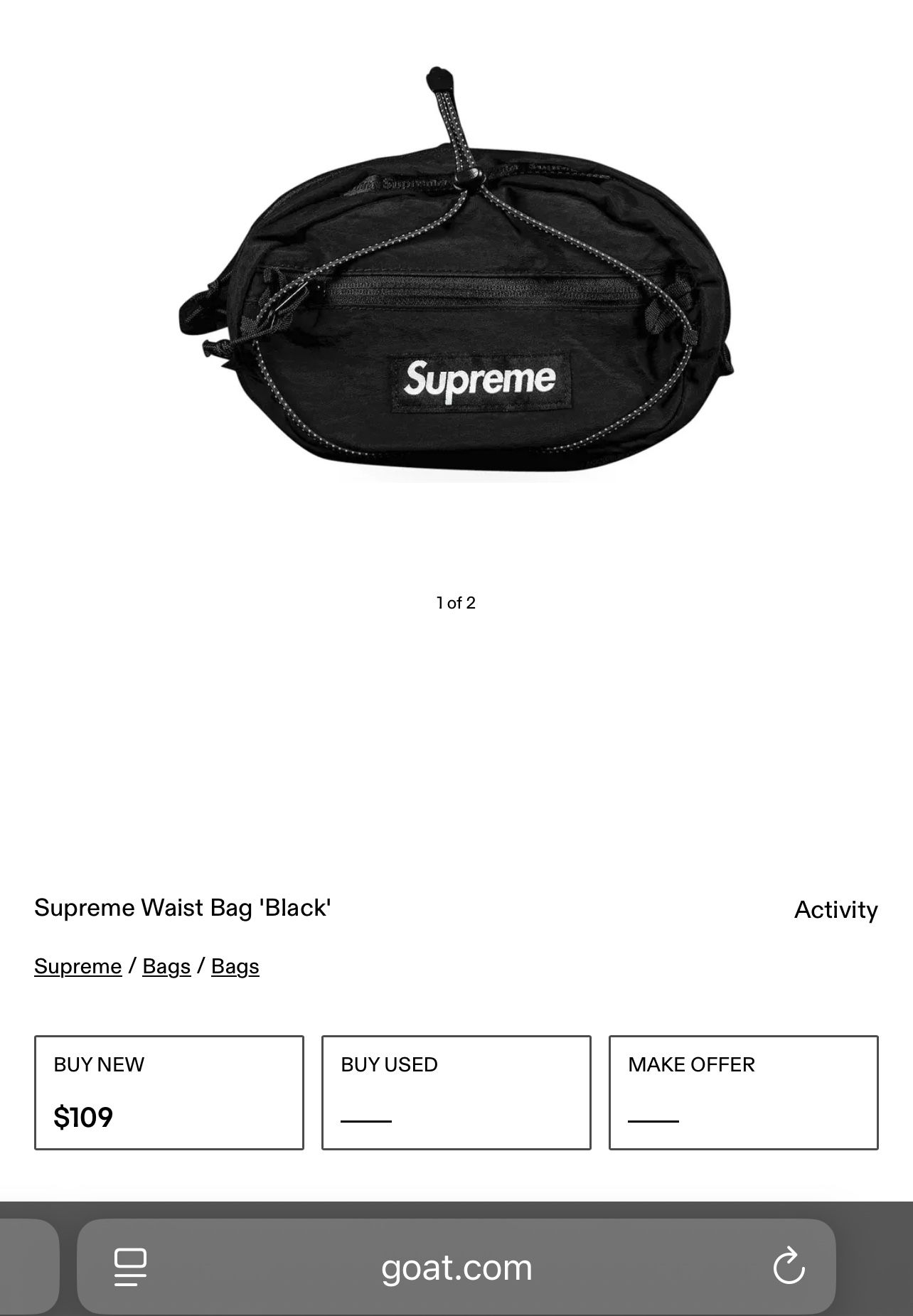 Supreme Waist Bag