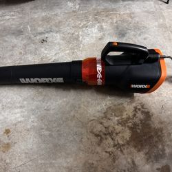 WORX WG520 12 Amp Turbine 600 Electric Leaf Blower