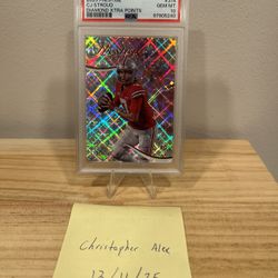CJ Stroud PSA 10