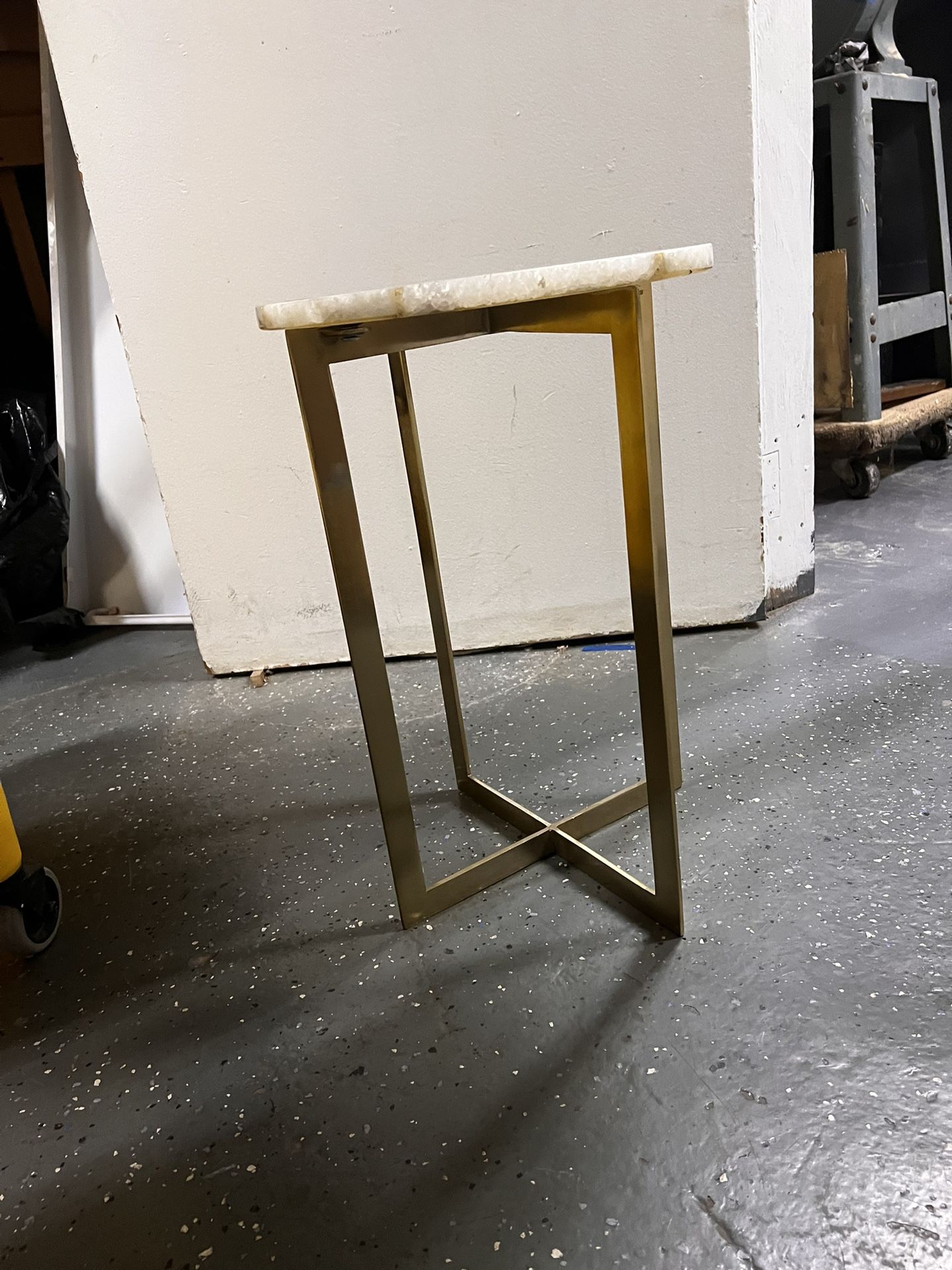 Marble (Agate) Side Table (13")