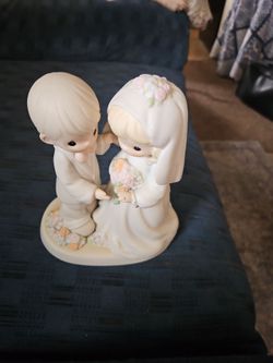 Precious Moments "I give you my love forever  true"