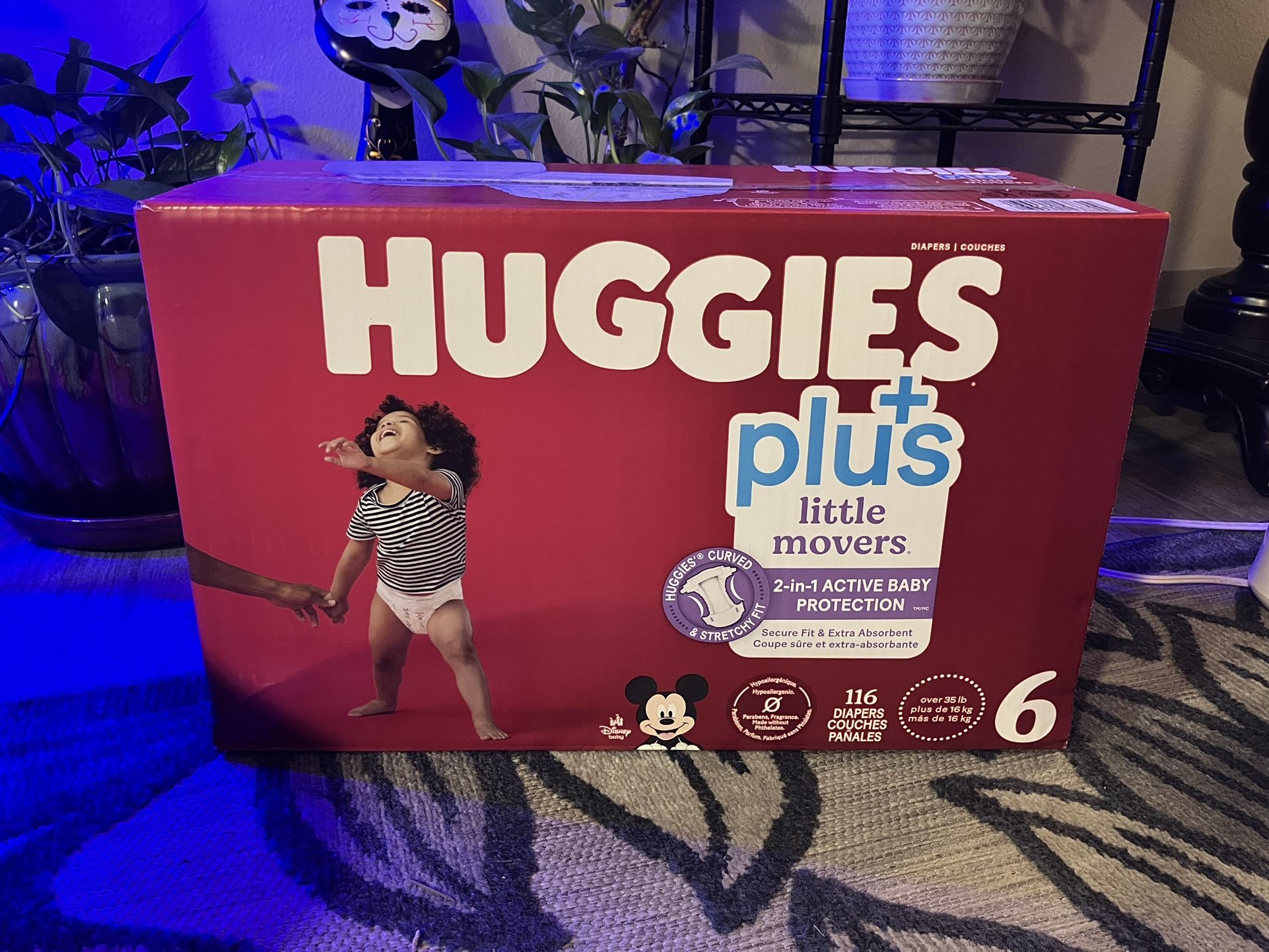 Huggies (size 6)