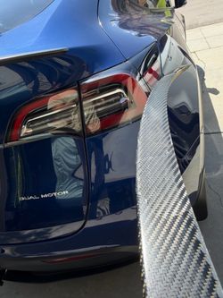 OEM Tesla Model Y Carbon Fiber Spoiler