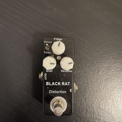 Mosky Black Rat Distortion Guitar Pedal