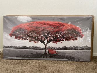 Red Tree Canvas