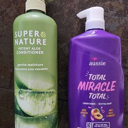Aussie or Super Nature conditioner $7 each